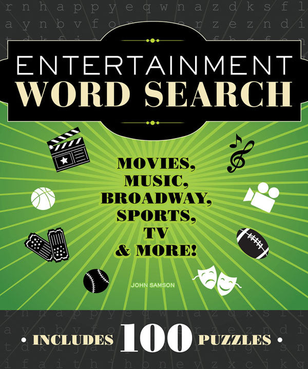 Entertainment Word Search